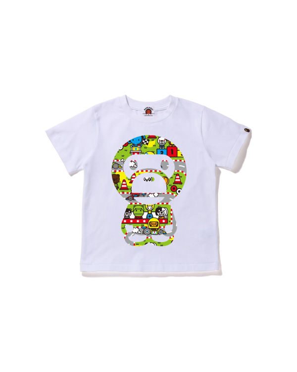 Bape Milo Zavodne Big Milo Tricko Detske Biele | SK-8371