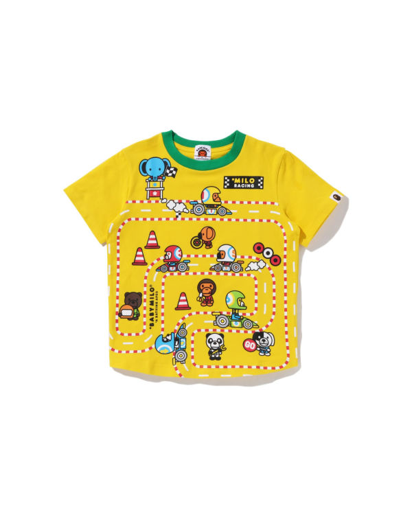 Bape Milo Zavodne Big Panel Tricko Detske Žlté | SK-2694