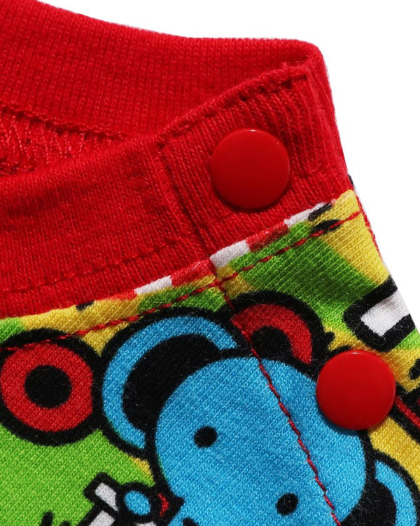 Bape Milo Zavodne Body Detske Svetlo Červené | SK-3942