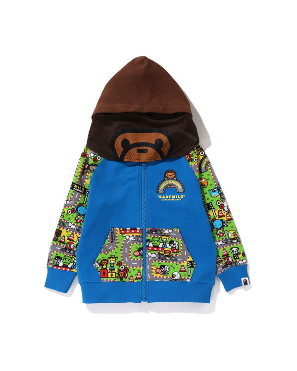 Bape Milo Zavodne Milo Face Mikiny S Kapucňou Detske Modre | SK-6152