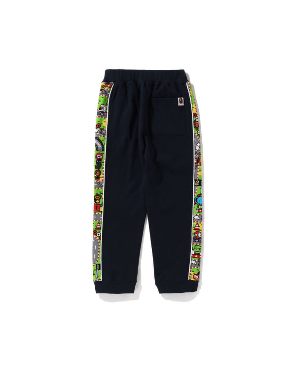 Bape Milo Zavodne Tepláky Detske Námornícka Modrá Modre | SK-3206