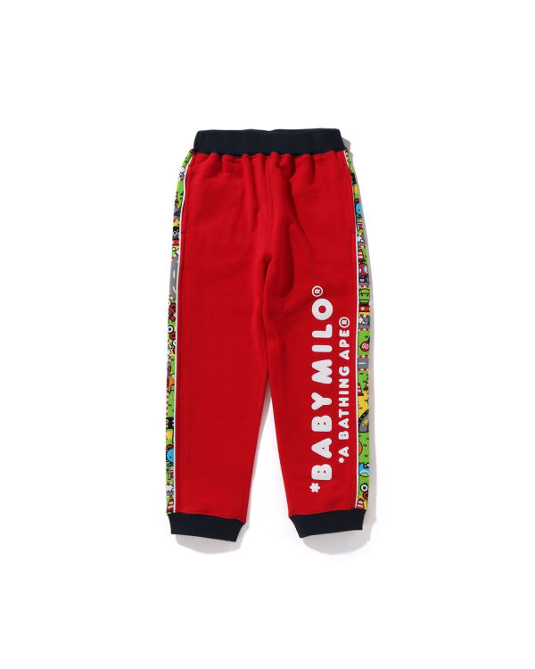 Bape Milo Zavodne Tepláky Detske Svetlo Červené | SK-8521