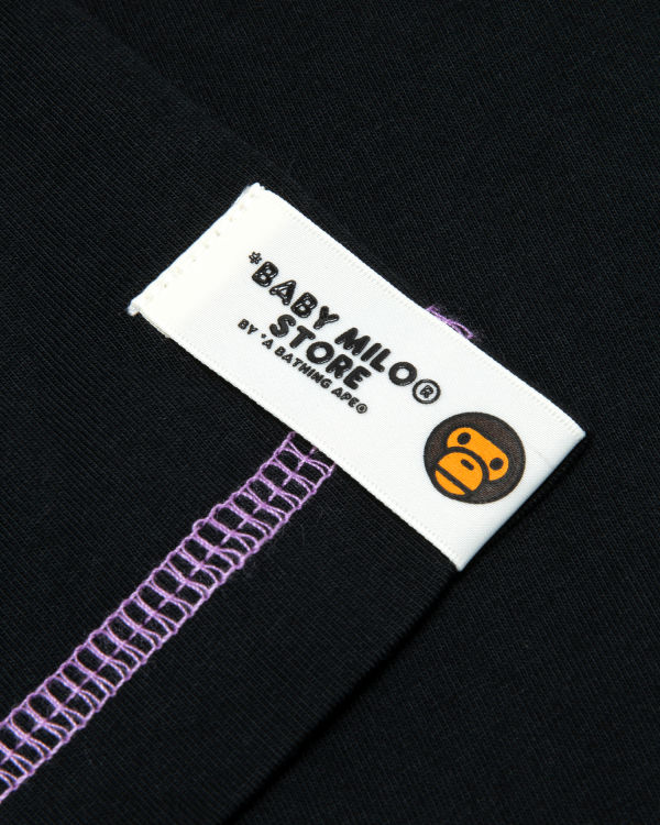 Bape Milo box logo print Tricko Panske Čierne | SK-5340