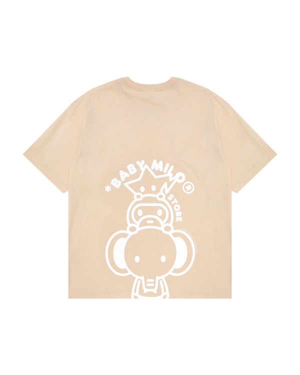 Bape Milo boxy fit Tricko Damske Béžové | SK-1376