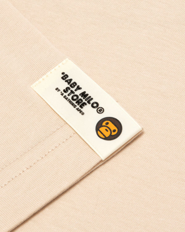 Bape Milo boxy fit Tricko Damske Béžové | SK-1376