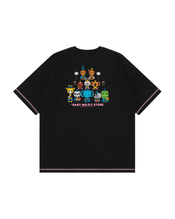 Bape Milo boxy fit Tricko Damske Čierne | SK-5362