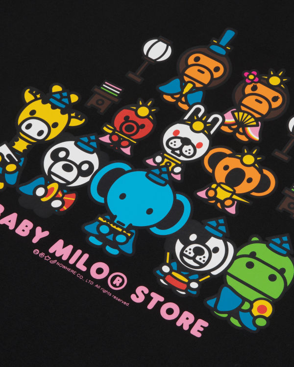 Bape Milo boxy fit Tricko Damske Čierne | SK-5362