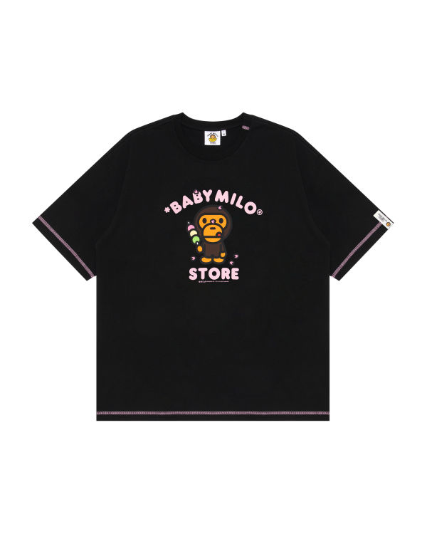 Bape Milo boxy fit Tricko Damske Čierne | SK-5397