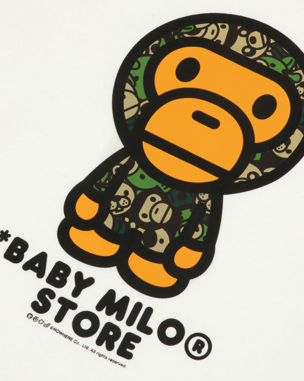 Bape Milo crew neck Mikiny Damske Biele | SK-2791