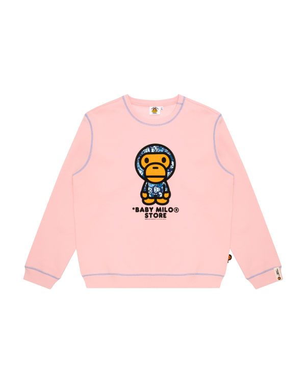 Bape Milo crew neck Mikiny Damske Ruzove | SK-6478