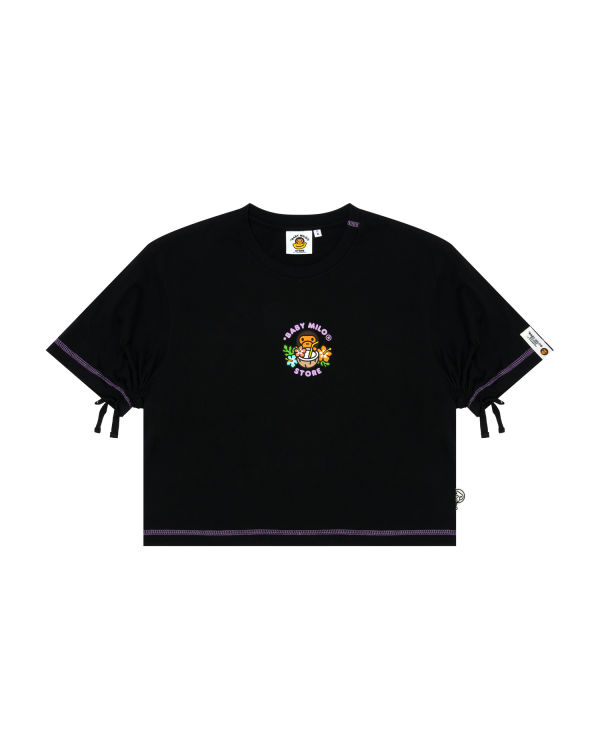 Bape Milo cropped fit Tricko Damske Čierne | SK-2604