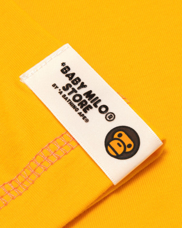 Bape Milo cropped fit Tricko Damske Žlté | SK-6809