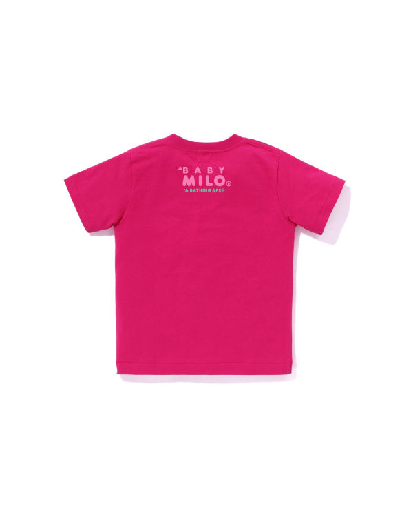 Bape Milo ice cream Tricko Detske Ruzove | SK-8465