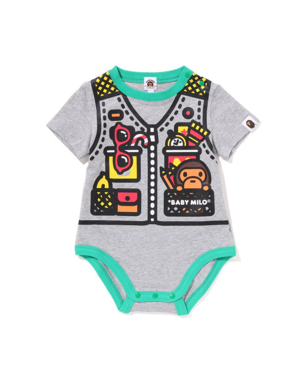 Bape Milo print Body Detske Siva | SK-7603