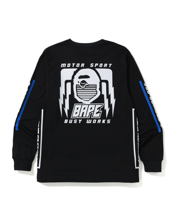 Bape Motor Športové Tricko Panske Čierne | SK-8715