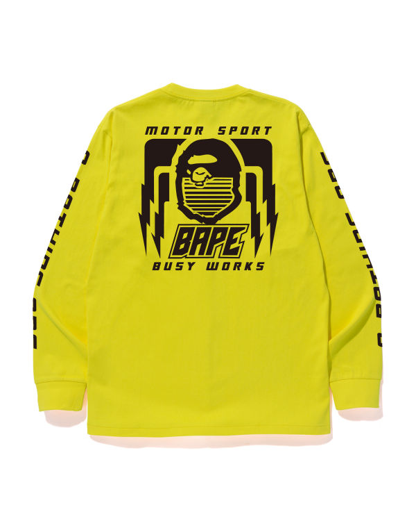 Bape Motor Športové Tricko Panske Žlté | SK-9640