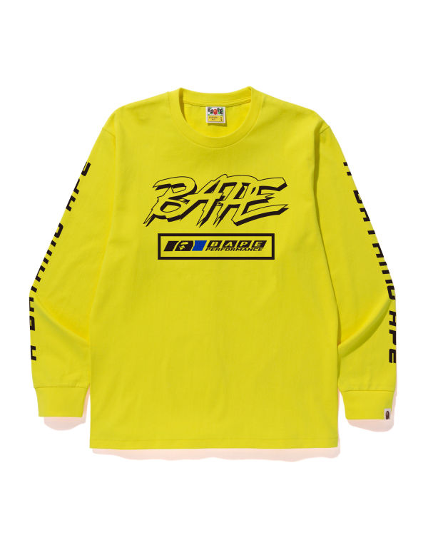 Bape Motor Športové Tricko Panske Žlté | SK-9640