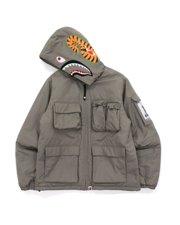 Bape Mulit Pocket Shark Bundy Panske Siva | SK-0698