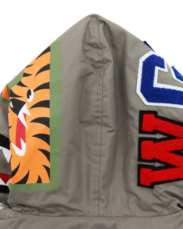 Bape Mulit Pocket Shark Bundy Panske Siva | SK-0698
