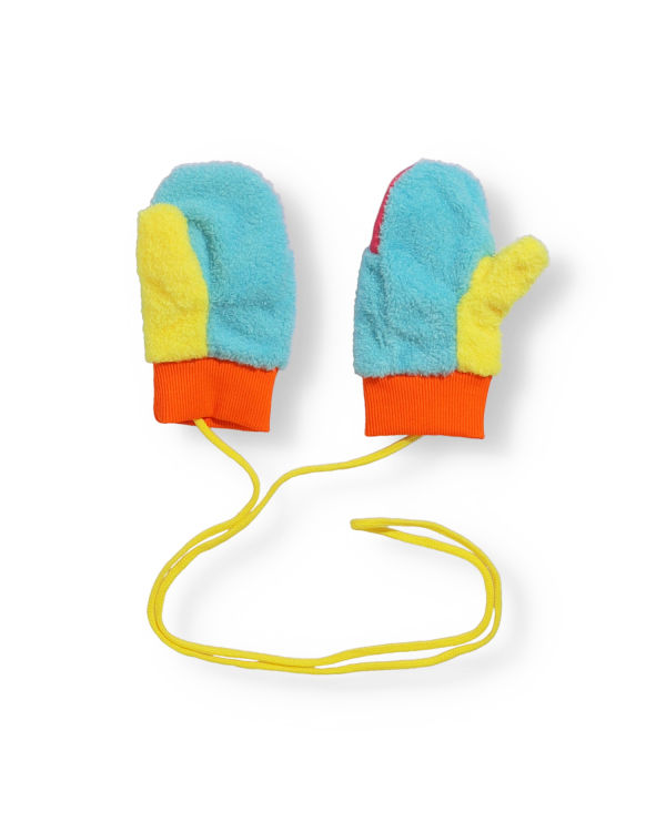 Bape Multi Boa Ape Head Mittens Rukavice Detske Svetlo Modre | SK-7529
