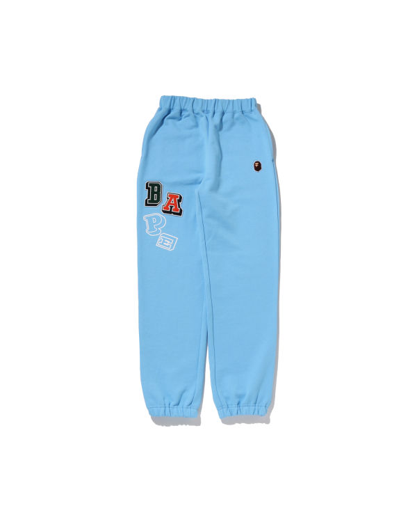 Bape Multi Fonts JR Tepláky Detske Modre | SK-8593