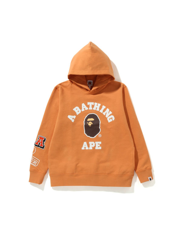 Bape Multi Fonts Pullover JR Mikiny S Kapucňou Detske Oranžové | SK-2683