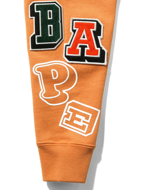 Bape Multi Fonts Pullover Mikiny S Kapucňou Detske Oranžové | SK-6195