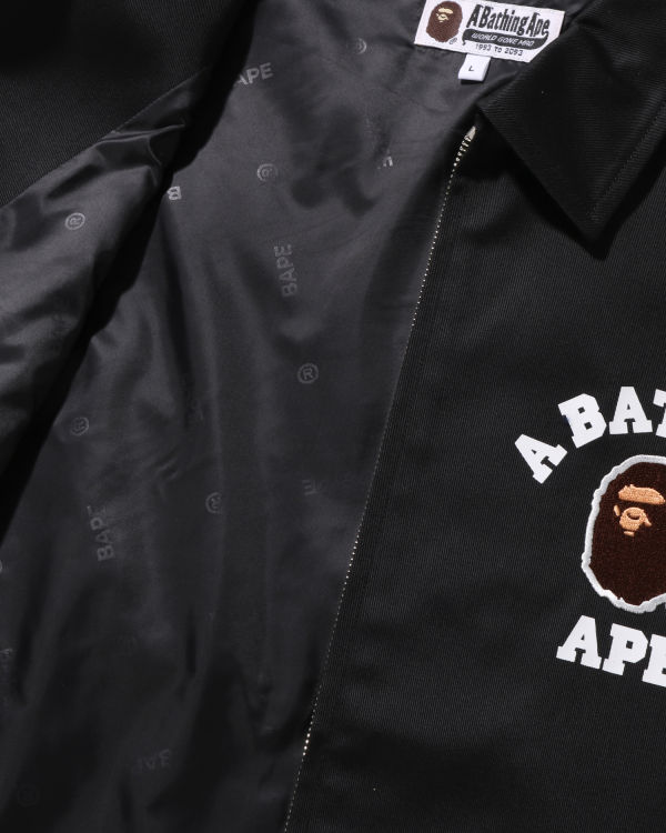 Bape Multi Fonts Relaxed Fit Zip Bundy Panske Čierne | SK-7504