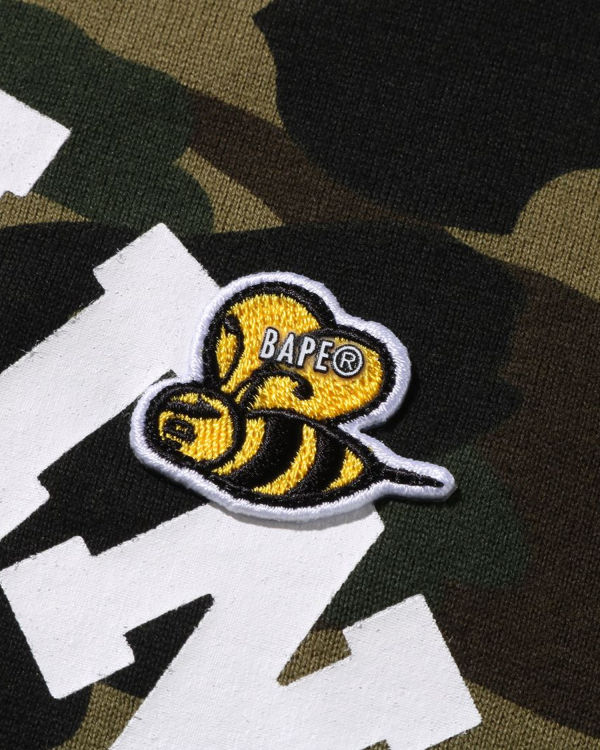 Bape Multi Label 1st Camo L/S Tricko Damske Zelene | SK-3679