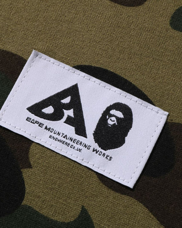 Bape Multi Label 1st Camo L/S Tricko Damske Zelene | SK-3679