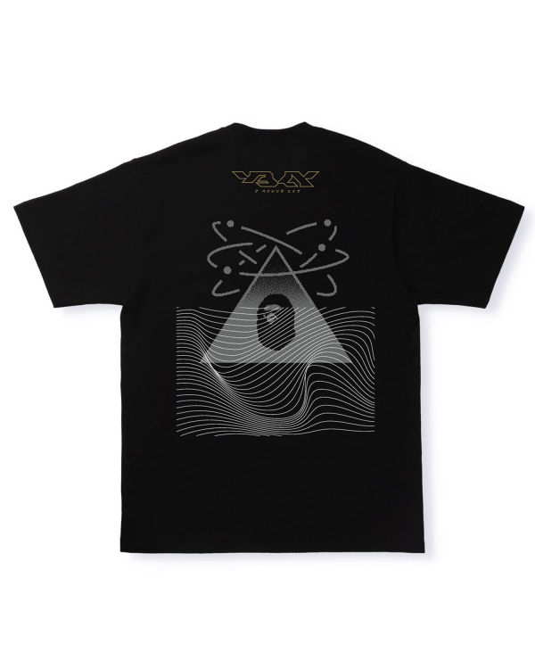 Bape Multi Logo #2 Tricko Panske Čierne | SK-3751
