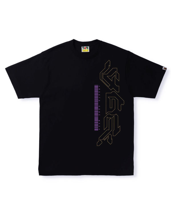 Bape Multi Logo #2 Tricko Panske Čierne | SK-3751