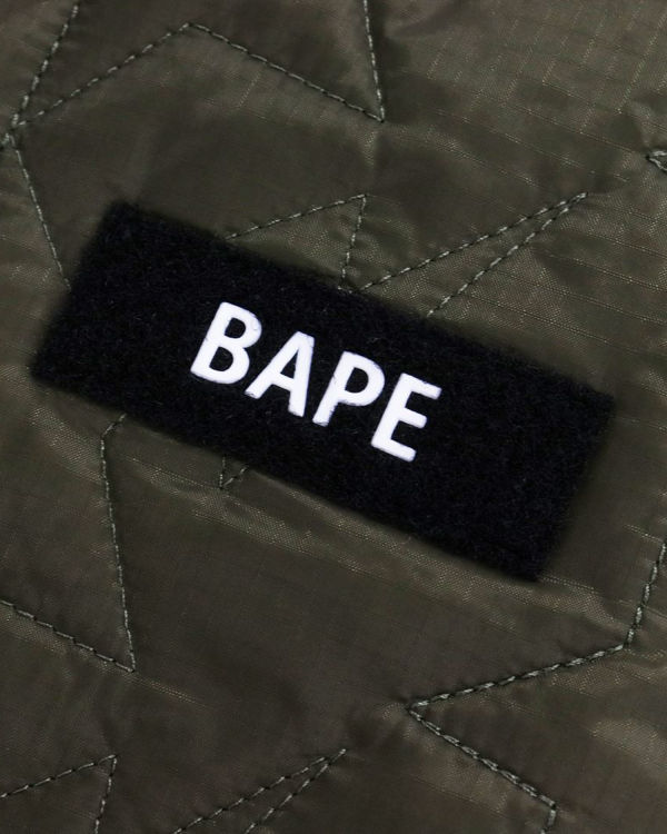Bape Multi Patch STA Prešívané Bundy Detske Zelene | SK-5801
