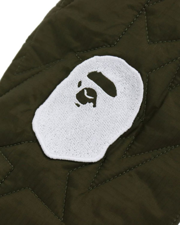 Bape Multi Patch STA Prešívané Bundy Detske Zelene | SK-5801