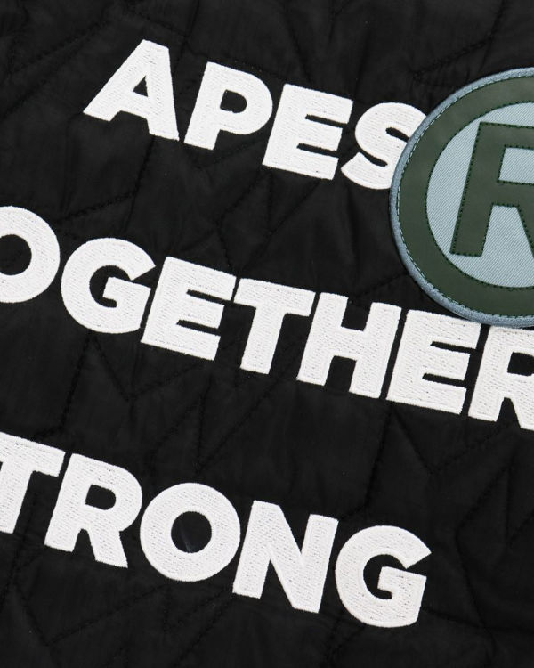 Bape Multi Patch STA Prešívané Bundy Detske Čierne | SK-5963