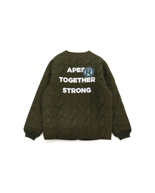 Bape Multi Patch STA Prešívané Bundy Detske Zelene | SK-8504