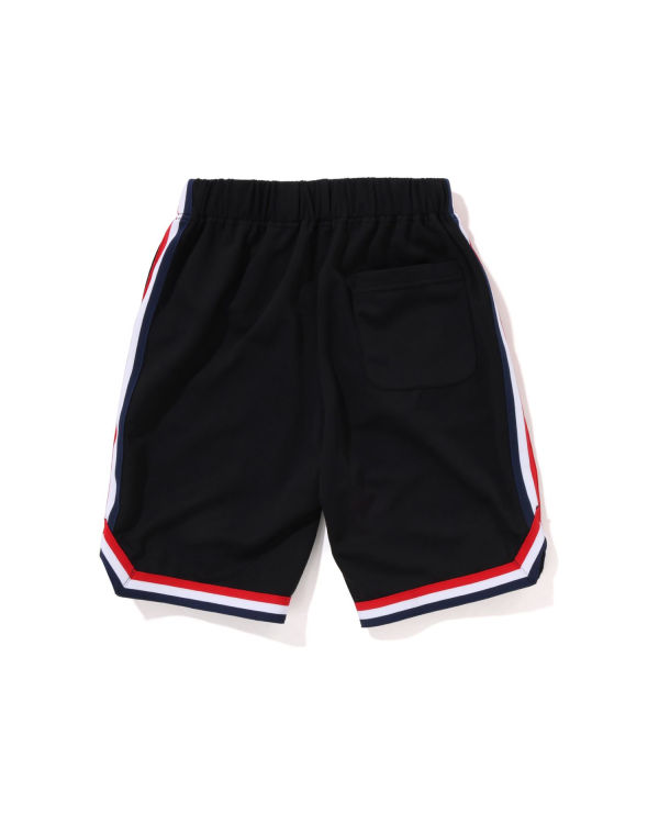 Bape Multi Print Basketball Sortky Detske Čierne | SK-9761