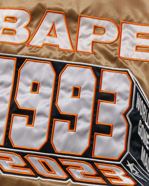 Bape Nylon Varsity Bundy Panske Zlate | SK-7590