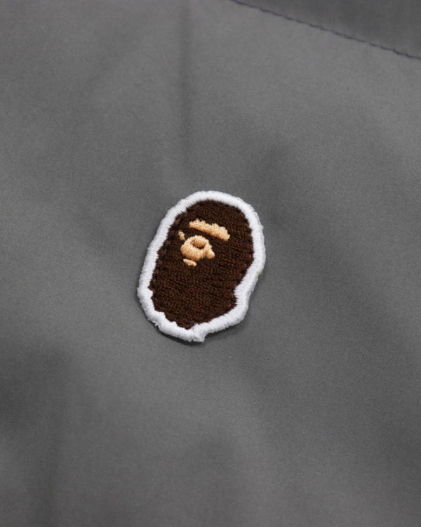 Bape One Point Loose Fit Páperové Bundy Panske Siva | SK-5170