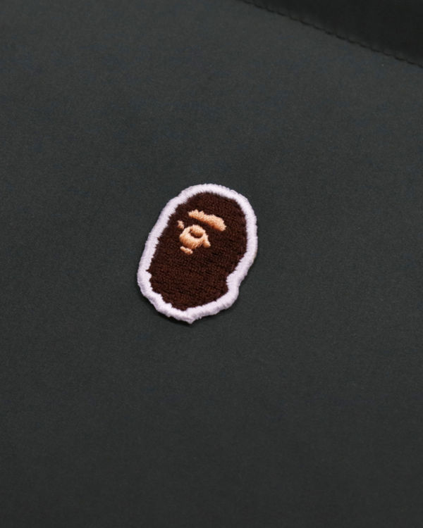 Bape One Point Loose Fit Páperové Bundy Panske Tmavo Zelene | SK-6487
