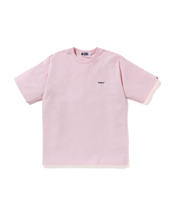 Bape One Point Relaxed Fit Tricko Panske Ruzove | SK-9483