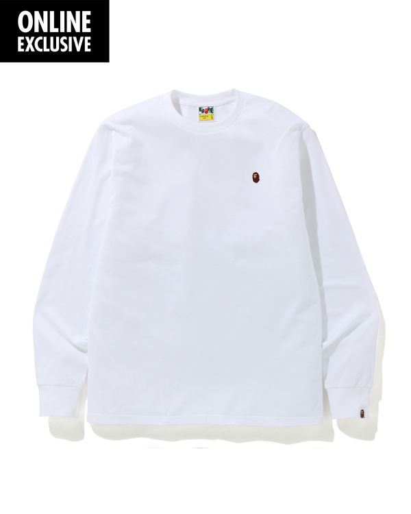 Bape One Point logo Tricko Panske Biele | SK-0395