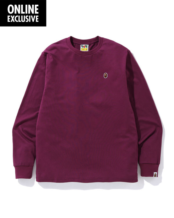Bape One Point logo Tricko Panske Tmavo Nachový | SK-5089