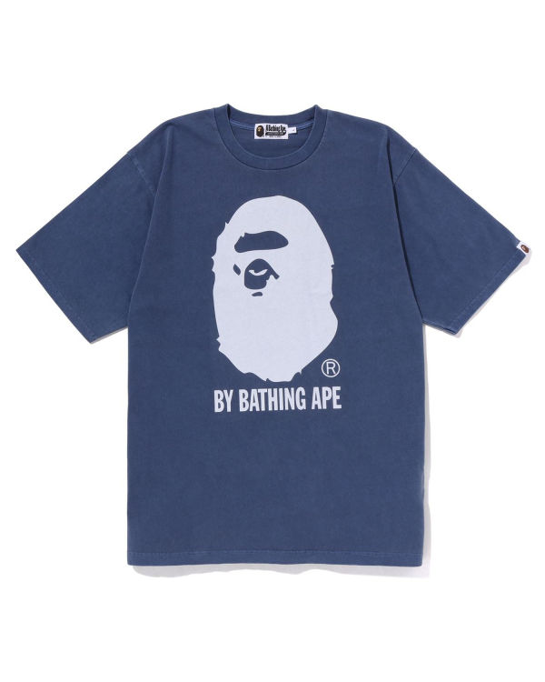 Bape Overdyed By Bathing Ape Relaxed Tricko Panske Námornícka Modrá Modre | SK-1908