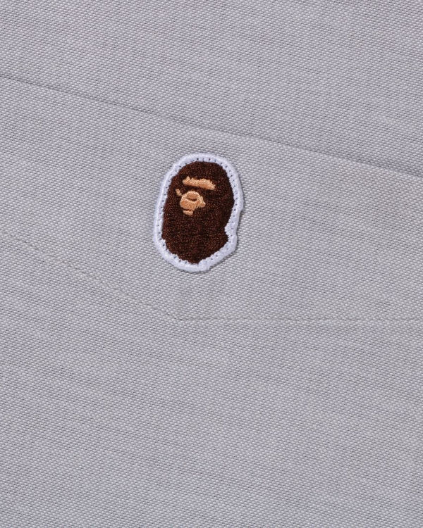 Bape Oxford relaxed fit Kosele Panske Siva | SK-9201