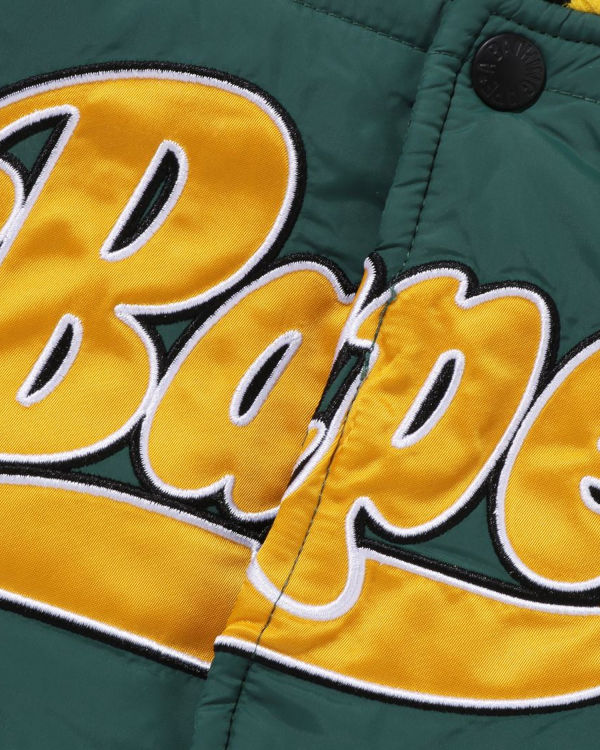 Bape Patch Polstrované Bundy Detske Zelene | SK-3485