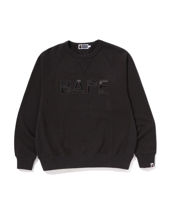 Bape Patch Relaxed Fit Crewneck Mikiny Panske Tmavo Siva | SK-4567
