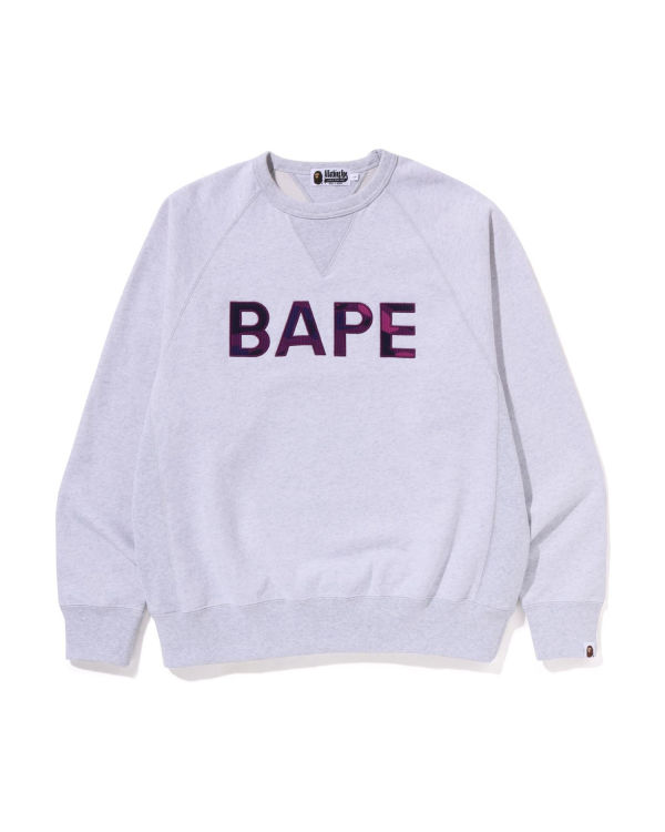 Bape Patch Relaxed Fit Crewneck Mikiny Panske Siva | SK-6893