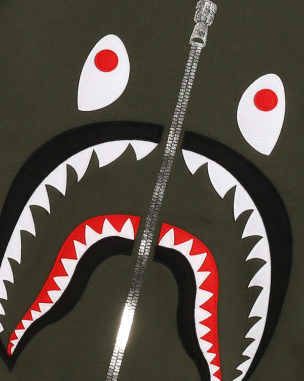 Bape Patched Shark Crewneck Mikiny Panske Zelene | SK-6419