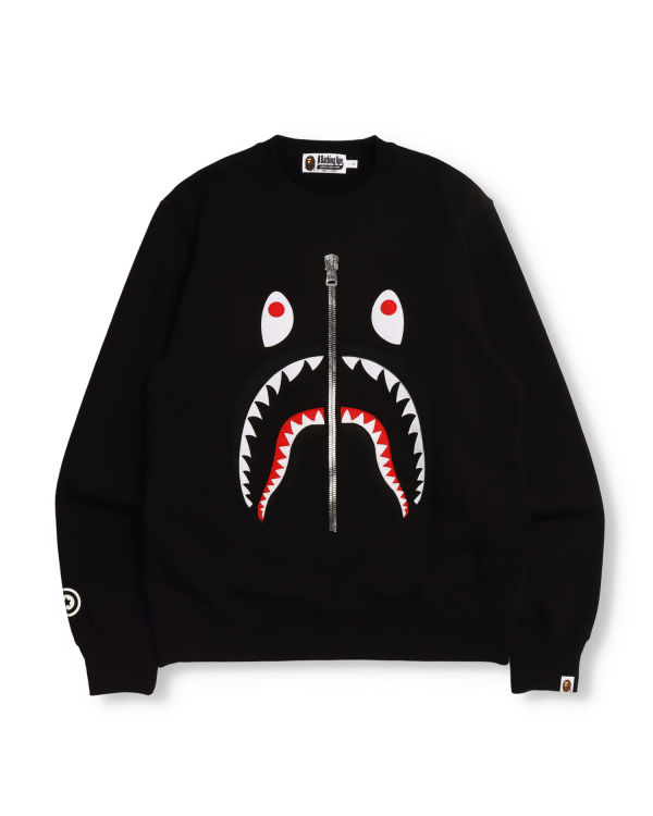 Bape Patched Shark Crewneck Mikiny Panske Čierne | SK-7654